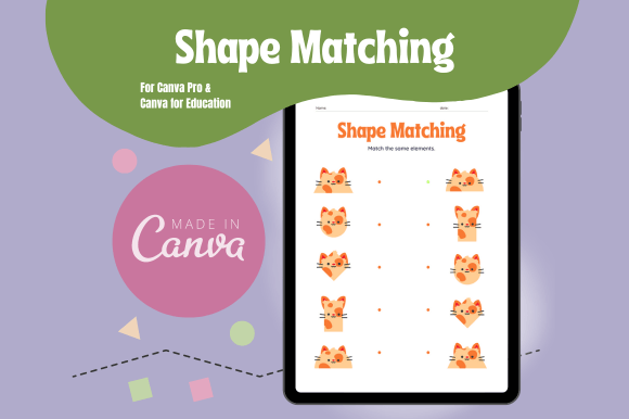 Bringing Learning to Life: Farm Animals Math Shapes Canva Templates