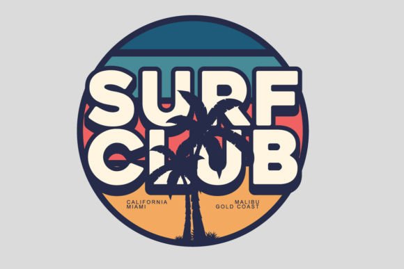 Capturing the Vibe: Surf Club T-Shirt Design Templates