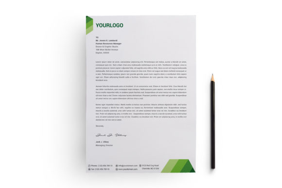 Corporate Letterhead Design Templates for a Modern Edge