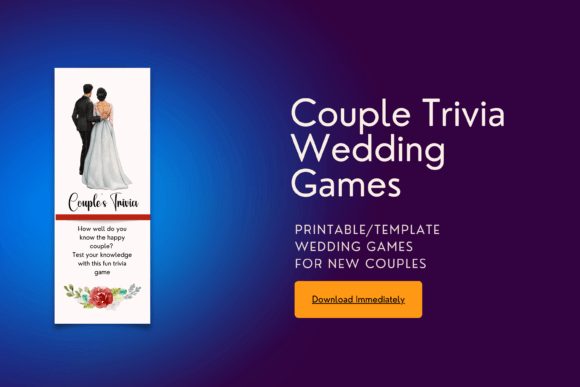 Couple Trivia Games: Canva Templates for Bridal Fun