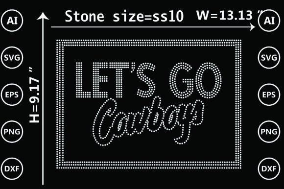 Cowboy Rhinestone Templates Design: Bold Western Flair for Your Projects