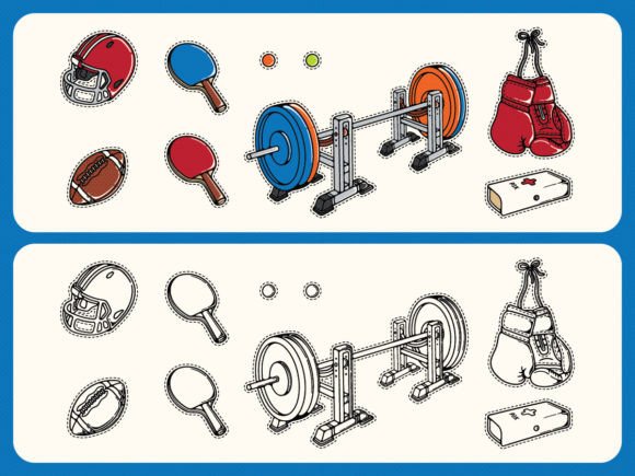 Energize Your Projects with Sport Clip Art Sticker Templates