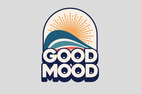 Good Mood T-shirt Design Templates: Instant Aesthetic Appeal