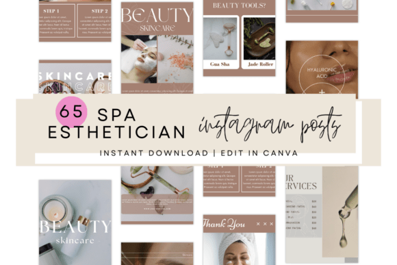 Instagram Post Templates for Salon, Spa: Elevate Your Brand