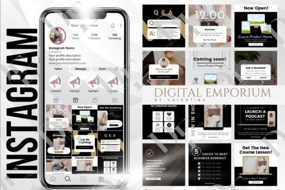 Mastering Instagram Aesthetics with 45 Editable Templates