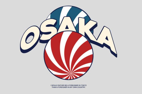 Osaka T-shirt Design Templates: Bold Streetwear Graphics