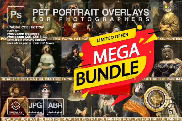 Royal Pet Portraits: Transforming Photos into Digital Masterpieces