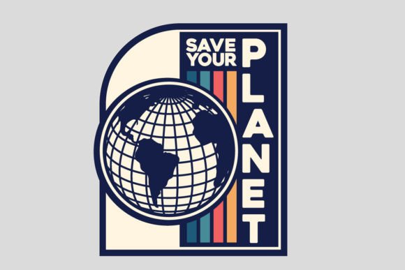 Save Planet T-Shirt Design Templates: Eco-Friendly Fashion Graphics