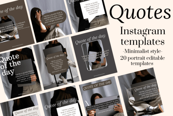 Streamline Your Feed: The Power of Minimalist Instagram Quotes Templates