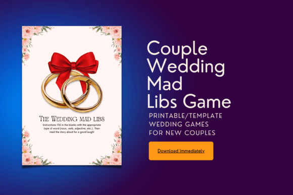 Wedding Mad Libs Game: Canva Templates for Hilarious Fun